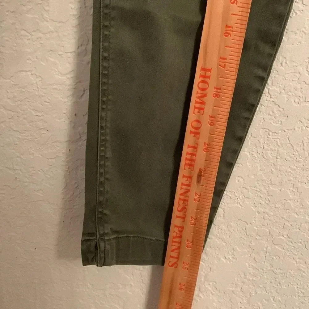 J.Crew Olive Green Cargo Style Skinny Women’s Pants Size 29